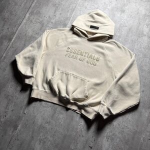Fear-of-god Men's Cream and Tan Hoodie